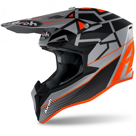 CASQUE AIROH WRAAP MOOD ORANGE MAT 