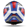 CASQUE AIROH ST.501 SQUARE BLEU/ROUGE