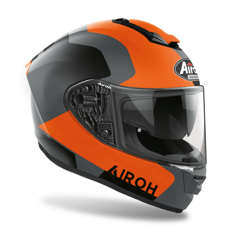 CASQUE AIROH ST.501 DOCK ORANGE MAT