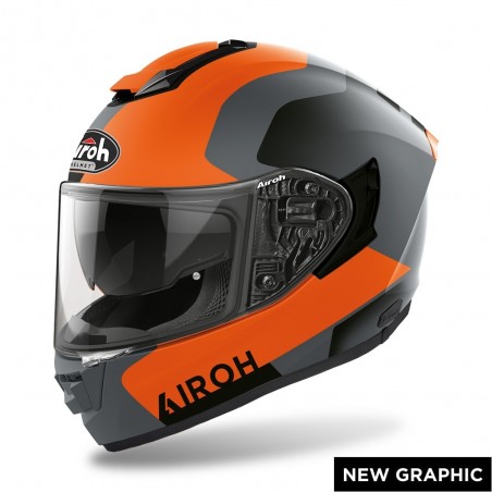 CASQUE AIROH ST.501 DOCK ORANGE MAT