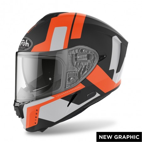 CASQUE AIROH SPARK SHOGUN ORANGE MAT