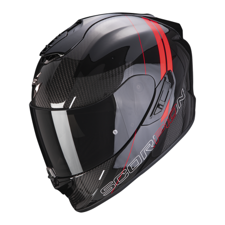 CASQUE SCORPION EXO-1400 CARBON AIR DRIK NOIR-ROUGE 