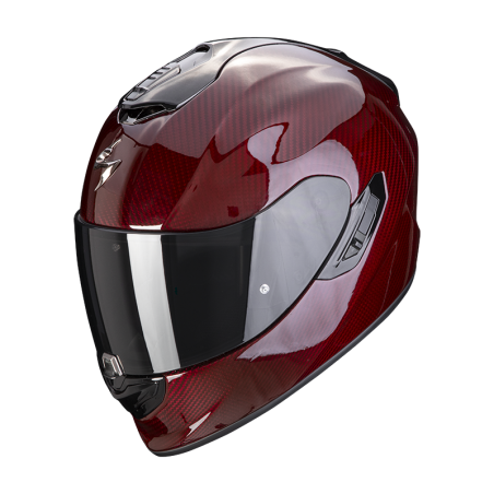 CASQUE SCORPION EXO-1400 CARBON AIR SOLID ROUGE 