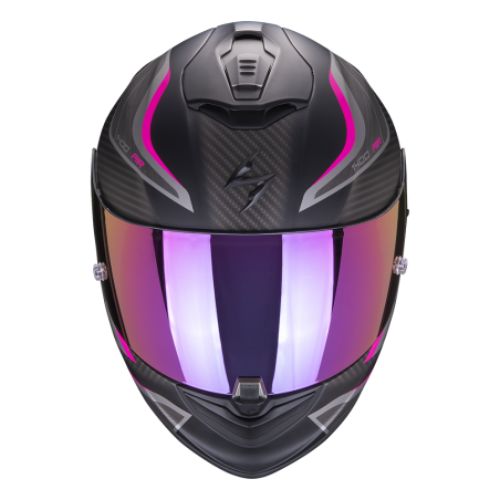 CASQUE SCORPION EXO-1400 AIR ATTUNE NOIR MAT-ROSE 