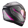 CASQUE SCORPION EXO-1400 AIR ATTUNE NOIR MAT-ROSE 