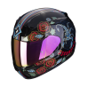 CASQUE SCORPION EXO-390 CHICA II NOIR-BLEU-ROUGE CASQUE SCORPION EXO-390 CHICA II NOIR-BLEU-ROUGE