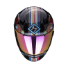 CASQUE SCORPION EXO-390 CHICA II NOIR-BLEU-ROUGE CASQUE SCORPION EXO-390 CHICA II NOIR-BLEU-ROUGE