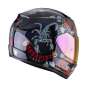 CASQUE SCORPION EXO-390 CHICA II NOIR-BLEU-ROUGE CASQUE SCORPION EXO-390 CHICA II NOIR-BLEU-ROUGE