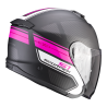 CASQUE SCORPION EXO-S1 CROSS-VILLE NOIR MAT-ROSE 