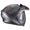 CASQUE SCORPION ADX-2 CARRERA NOIR MAT-ROUGE 