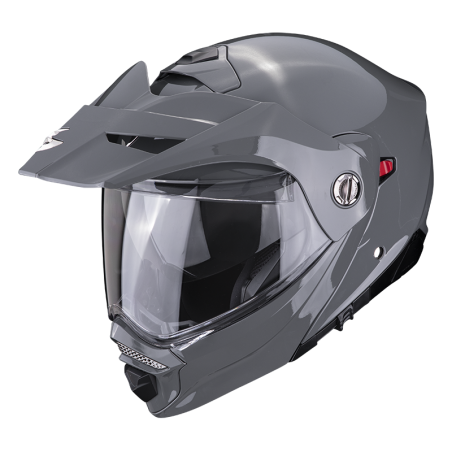 CASQUE SCORPION ADX-2 SOLID GRIS CIMENT 