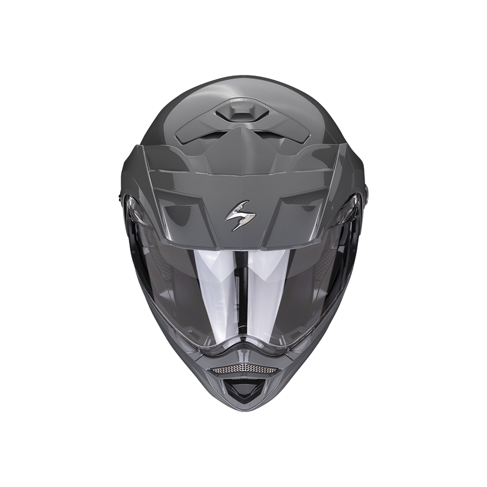 CASQUE SCORPION ADX-2 SOLID GRIS CIMENT 