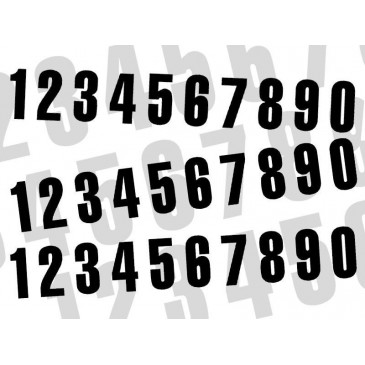 LOT DE 3 NUMEROS ENDURO OU...