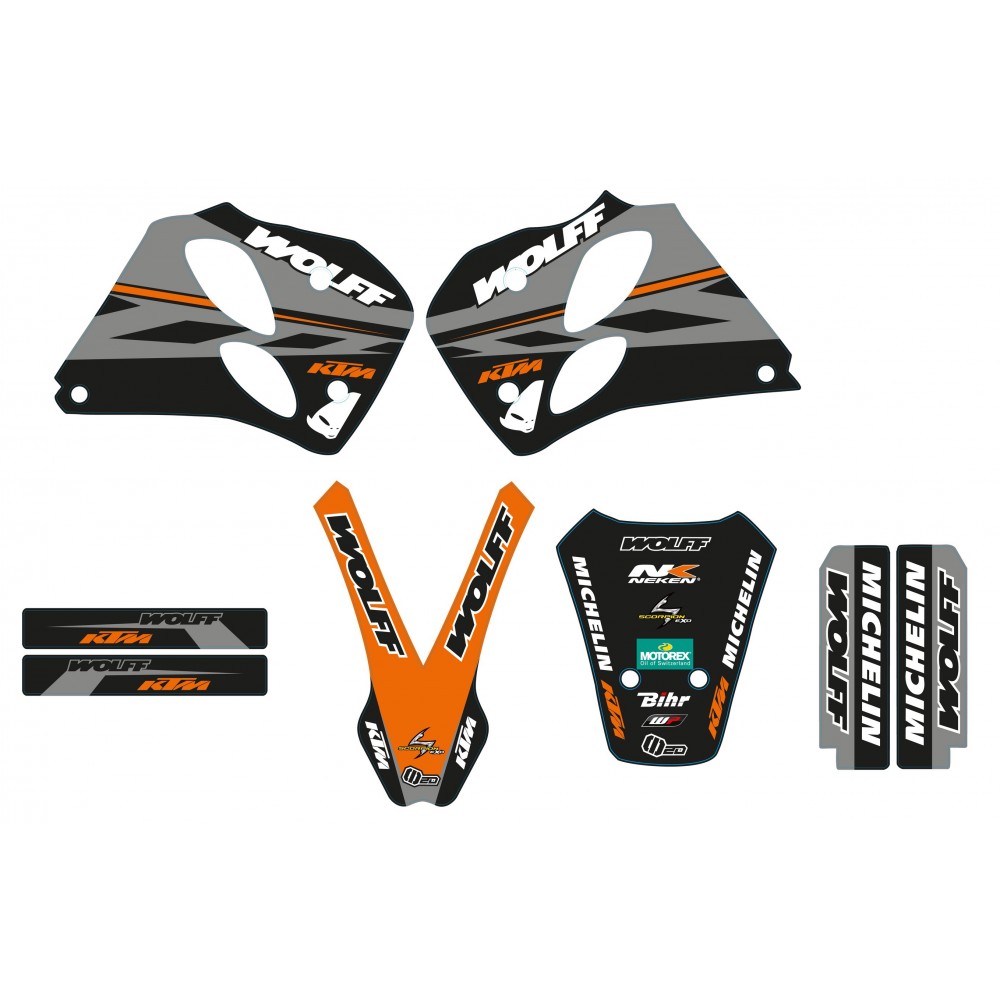 kit deco wolff pour ktm kit deco wolff pour ktm