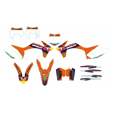 KIT DÉCO WOLFF MOTIF LOUP