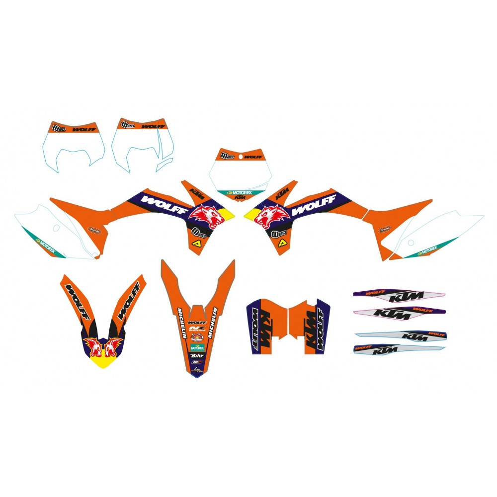 KIT DÉCO WOLFF MOTIF LOUP