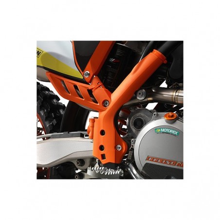 Kit de protège main Fermé Orange avec arceau plastique pour KTM SX/EXC  (14-24)