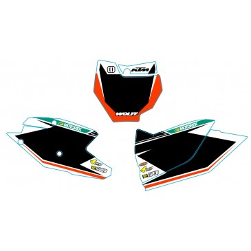 FONDS DE PLAQUE NOIR WOLFF...