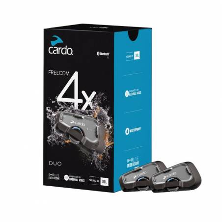 INTERCOM BLUETOOTH CARDO FREECOM 4X DUO - Casques moto route - Wolff KTM