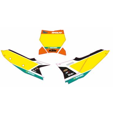 FOND DE PLAQUES JAUNE WOLFF...