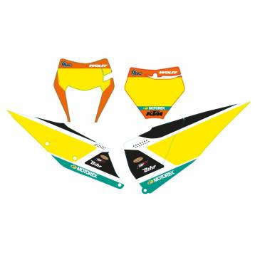 FOND DE PLAQUES JAUNE WOLFF...