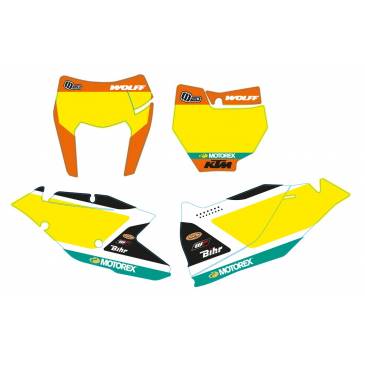 FOND DE PLAQUES JAUNE WOLFF...