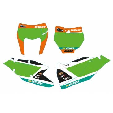 FOND DE PLAQUES VERT WOLFF...