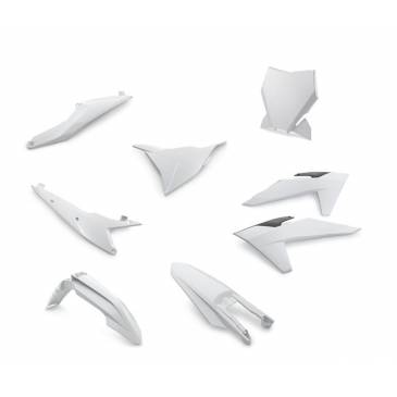 KIT PLASTIQUE KTM BLANC...