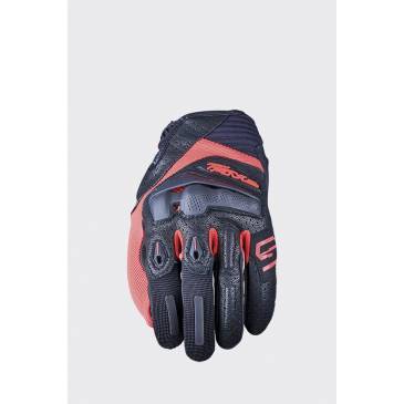 GANTS FIVE RS1 NOIR/ROUGE FLUO