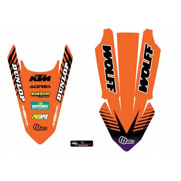 GARDE BOUE WOLFF POUR KTM...