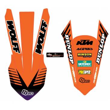 GARDE BOUE WOLFF POUR KTM...