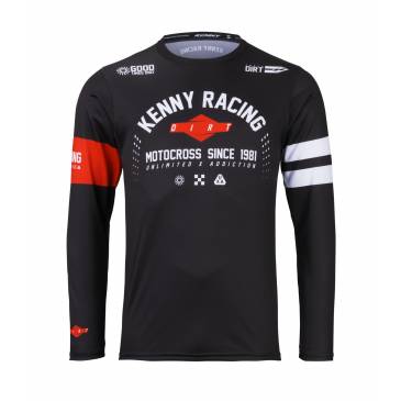 MAILLOT  KENNY TRACK DIRT NOIR